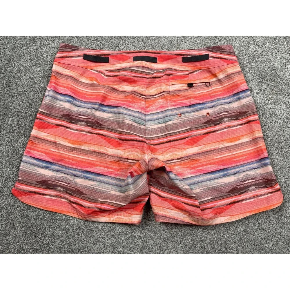 Prana Swim Trunks Mens Large Bathing Suit Surf Beach Pool Vacation Shorts Bottom